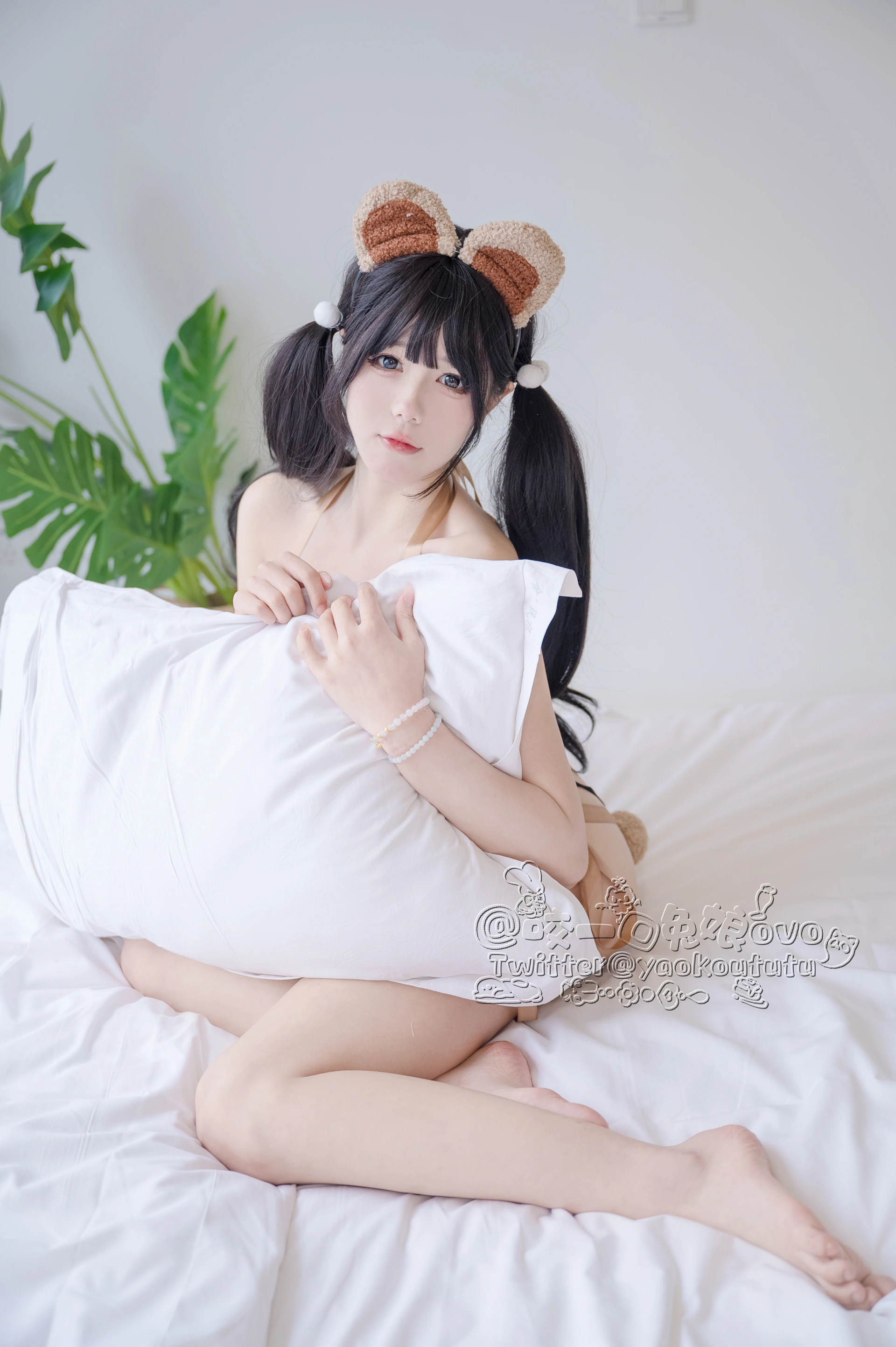 咬一口兔娘(黏黏团子兔) - NO.010 小熊睡衣 2